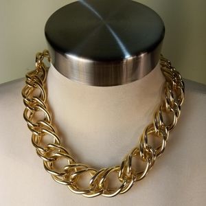 Gold tone necklace